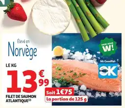 Auchan Filet De Saumon Atlantique offre
