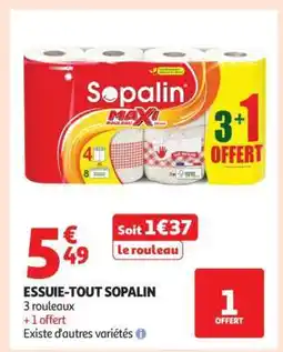 Auchan Essuie Tout Sopalin offre
