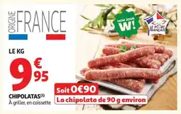 Auchan Chipolatas offre
