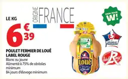 Auchan Poulet Fermier De Loué Label Rouge offre