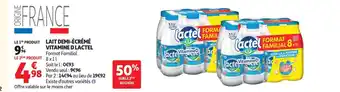 LAIT DEMI-ÉCRÉMÉ VITAMINÉ LACTEL