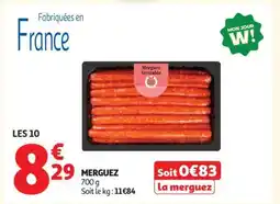 Auchan Merguez offre