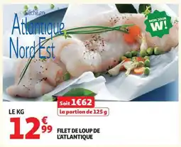 Auchan Filet De Loup De L'atlantique offre