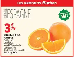 Auchan Oranges À Jus Auchan offre