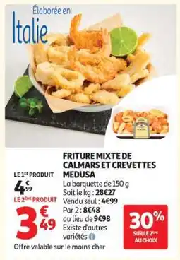 Auchan FRITURE MIXTE DE CALMARS ET CREVETTES MEDUSA offre