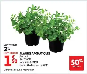 Auchan Plantes Aromatiques offre