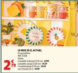 Auchan LE MUG 35 CL ACTUEL offre