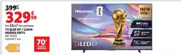 Auchan TV QLED 50 / 126CM HISENSE 50E7S offre