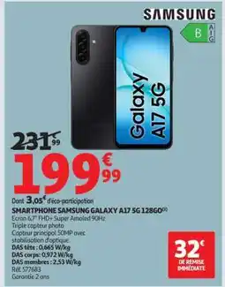 Auchan SMARTPHONE SAMSUNG GALAXY A17 5G 128GO offre