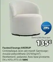 JYSK Fauteuil lounge offre