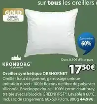JYSK Tous - oreiller synthétique offre