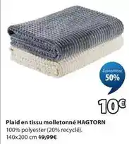 JYSK Plaid en tissu molletonné offre