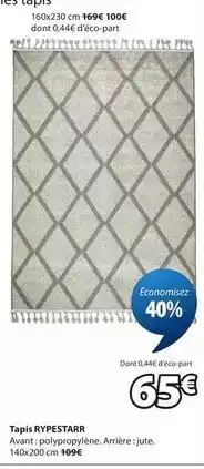 JYSK Tapis offre