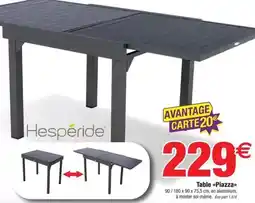 Bazarland Table e piazza offre