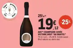 E.Leclerc Brut - aoc champagne cuvée offre
