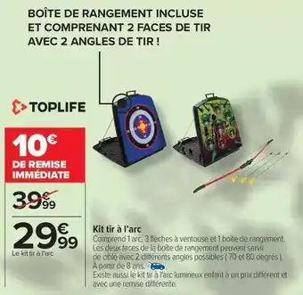 Toplife - kit tir à l'arc