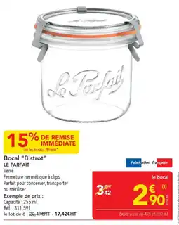 METRO Bocal bistrot le parfait offre