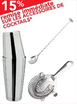 METRO Sur les accessoires de cocktails offre