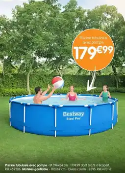 b&m Piscine tubulaire avec pompe offre