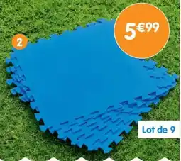 b&m Lot de 9 tapis de protection offre