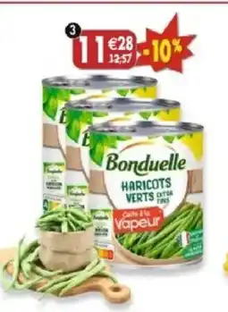 Maximo Lot de 3 boîtes 4/4 de haricots verts vapeur offre