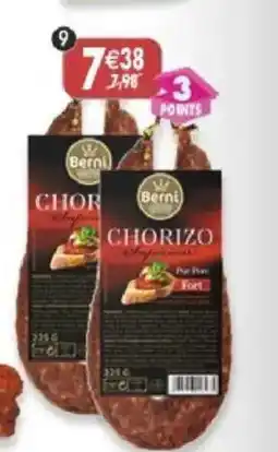 Maximo Lot de 2 chorizo forts pur porc sans colorants & sans gluten offre