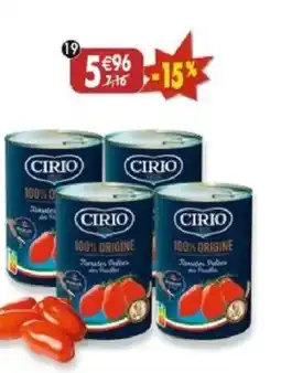 Maximo Lot de 4 boîtes 1/2 de tomates pelées 100% origine Pouilles offre