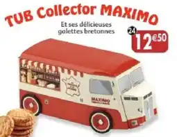 Maximo TUB Citroën collector contenant 10 sachets de 2 galettes bretonnes pur beurre offre