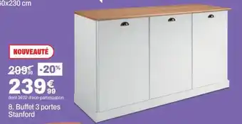 BUT Buffet 3 portes Stanford offre