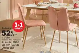 BUT Chaise Lilly offre