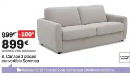 BUT Canapé 3 places convertible Sommea offre