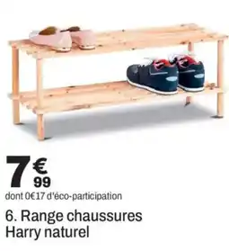 BUT Range chaussures Harry naturel offre