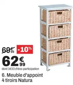 BUT Meuble d'appoint 4 tiroirs Natura offre