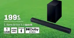 BUT Barre de son 3.1 sans fil offre