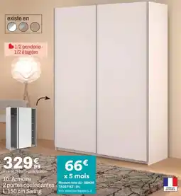 BUT Armoire 2 portes coulissantes Swing offre