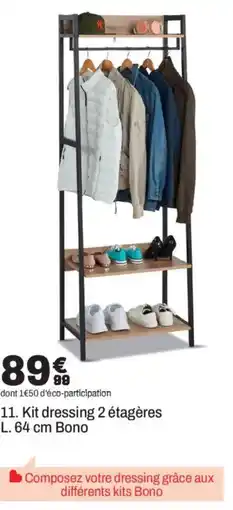 BUT Kit dressing 2 étagères bono offre