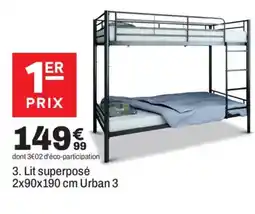 BUT Lit superposé Urban 3 offre