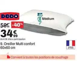 BUT DODO Oreiller Multi confort offre