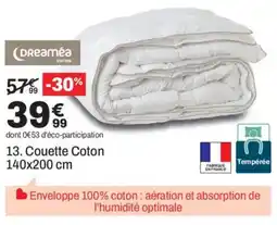 BUT Couette Coton offre