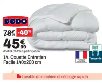 BUT DODO Couette Entretien Facile offre