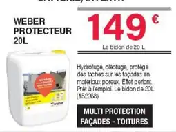Chretien Matériaux Weber Protecteur offre
