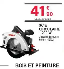 Chretien Matériaux Scie circulaire 1 200 w offre