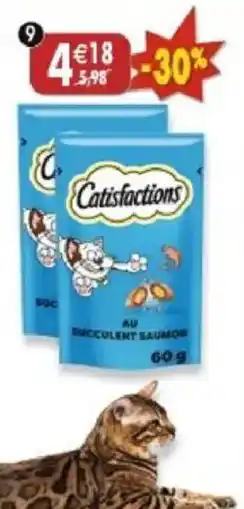 Maximo Lot de 2 sachets de Catisfactions au saumon offre