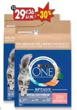 Maximo Lot de 2 sacs de croquettes one chat stérilisé offre