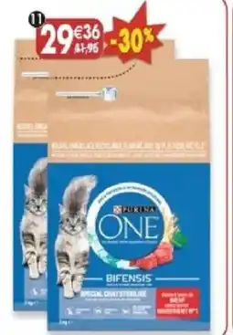 Maximo Lot de 2 sacs de croquettes one chat stérilisé offre