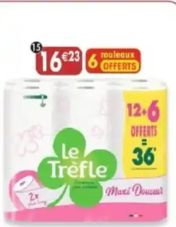 Maximo 12 maxi rouleaux de papier toilette maxi douceur décorés offre