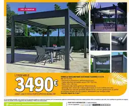 E.Leclerc Tonnelle bioclimatique électrique florence 4 x3m offre