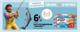 E.Leclerc SAUPIQUET Filets de maquereaux offre