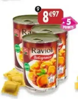 Maximo Lot de 3 boîtes 1/2 de ravioli bolognaise offre