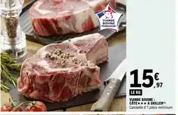 E.Leclerc Viande bovine cote a griller offre